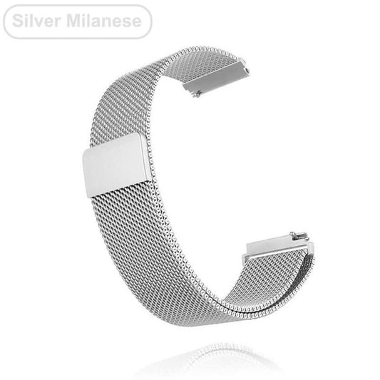 18mm 20mm 22mm Metal Bracelet for Garmin Vivoactive 3 4 4s Watch Band Venu 2 2s SQ Forerunner 645 Bracelet V1237-ZY-203-4178