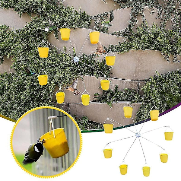 {CA} Bird Carousel Spinning Carousel Toy With Bird Feeder V1237-ZY-203-4188
