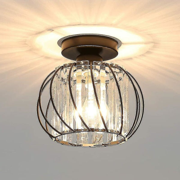 Modern Crystal Ceiling Light E27 LED Ceiling Lamp Mini Crystal Chandelier for Kitchen Dining Room Bedroom V1237-ZY-203-4193