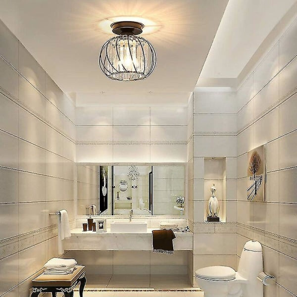 Modern Crystal Ceiling Light E27 LED Ceiling Lamp Mini Crystal Chandelier for Kitchen Dining Room Bedroom V1237-ZY-203-4193