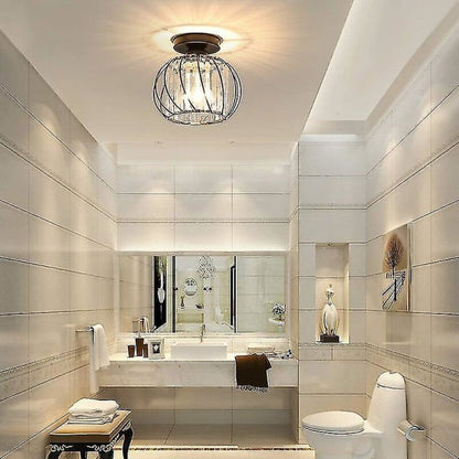 Modern Crystal Ceiling Light E27 LED Ceiling Lamp Mini Crystal Chandelier for Kitchen Dining Room Bedroom V1237-ZY-203-4193