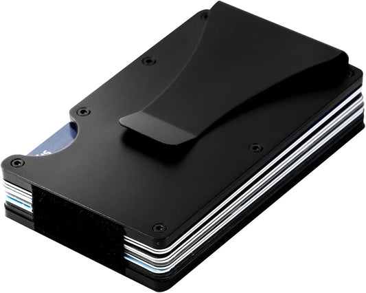 Credit Card Holder with Metal Wallet Storage Pouch_max V1237-ZY-203-4196