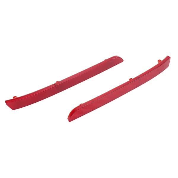 Pair Left Right Rear Bumper Reflector Red 7E0945105 Replacement Transporter T5 T6 2012-2016 V1237-ZY-203-4277