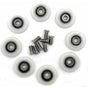 Set of 8 Replacement Shower Door Rollers Wheels 23mm Diameter V1237-ZY-203-4293