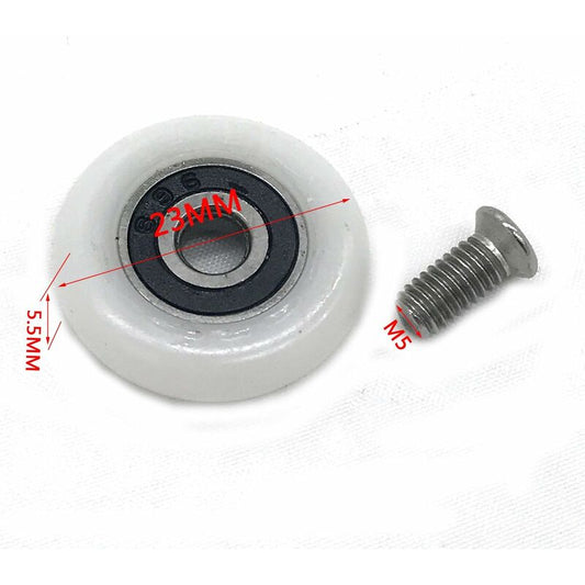 Set of 8 Replacement Shower Door Rollers Wheels 23mm Diameter V1237-ZY-203-4293