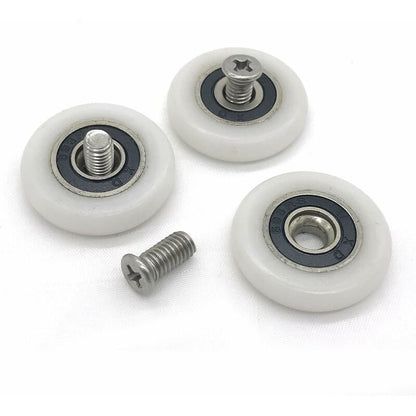 Set of 8 Replacement Shower Door Rollers Wheels 23mm Diameter V1237-ZY-203-4293