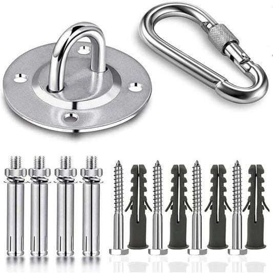 Stainless Steel Ceiling Mount, 500kg Capacity, 180 degrees Rotation, Suspension V1237-ZY-203-4345