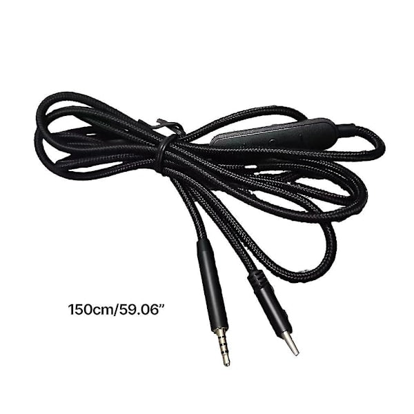 USB-C to 2.5mm Male Cable for QC25/QC35/QC35II/QC45 Headphones with Microphone V1237-ZY-203-4354