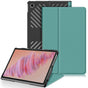 Protective Stand for Lenovo Tab Plus 11.5 inch TB351FU with Heat Dissipation in Leather Blackish Green V1237-ZY-203-4378