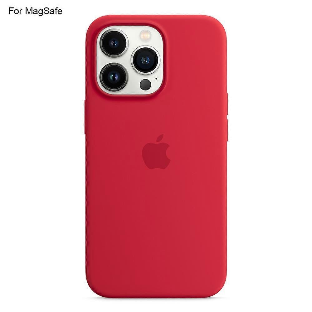 Compatible with iPhone 14 Pro Case Compatible with MagSafe Liquid Silicone Phone Case [Induction Popover]- V1237-ZY-203-4414