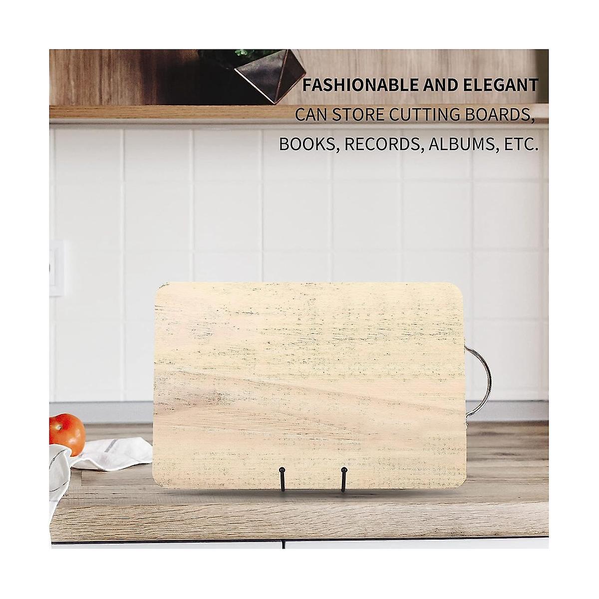 {CA} 8 inch black metal plate stand plate holder for picture, decorative plate, book V1237-ZY-203-4417
