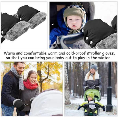 {xj}Stroller gloves, stroller mittens with warm fleece and cotton DXGHC V1237-ZY-203-4439