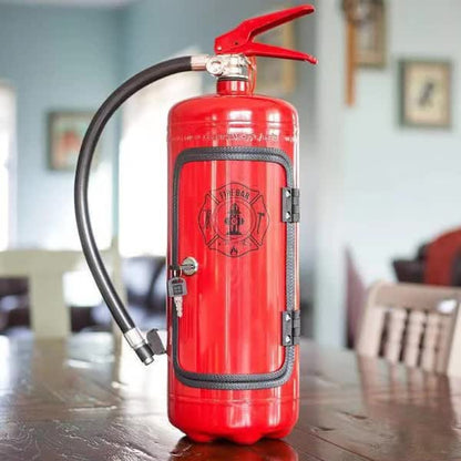 Metal Wine Storage Box, Creative Fire Extinguisher for Men, Wall Decoration, Fire Extinguisher Wine Storage V1237-ZY-203-4471