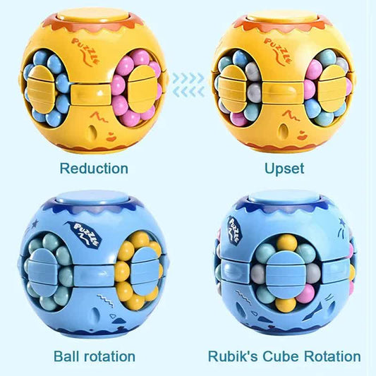 Rotating Prayer Magic Cube Fidget Spinner - Stress Relief Puzzle Toy for Kids & Adults V1237-ZY-203-4486