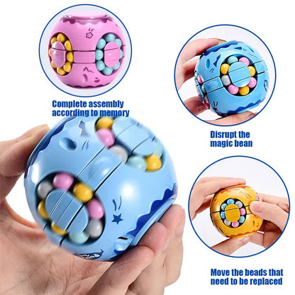 Rotating Prayer Magic Cube Fidget Spinner - Stress Relief Puzzle Toy for Kids & Adults V1237-ZY-203-4486