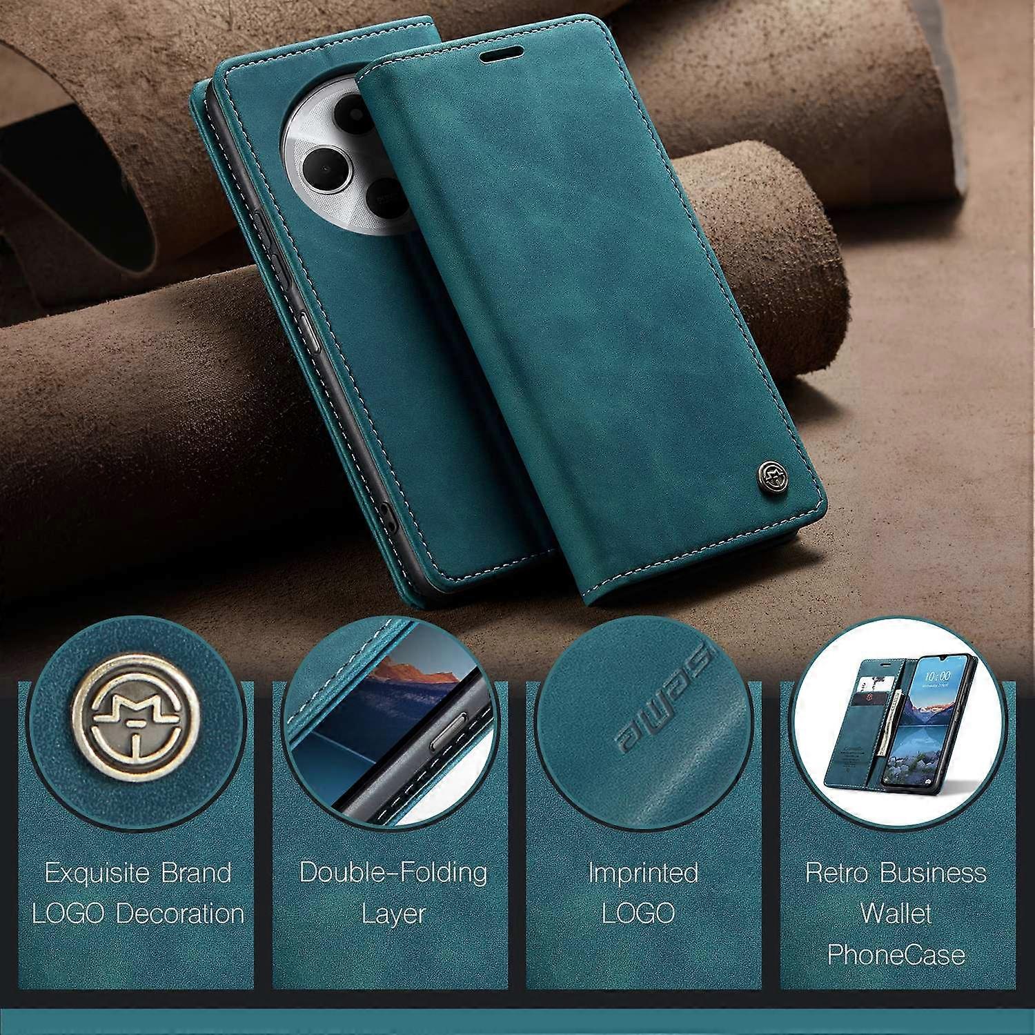 Xiaomi Redmi 14C 4G Leather Case with Card Holder Stand - Multicolor (Compatible with CASEME 013 Series) V1237-ZY-203-4513