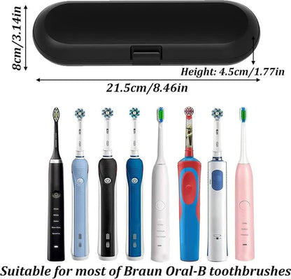 2-pack travel toothbrush case, electric toothbrush case, for Braun Oral-B electric toothbrush V1237-ZY-203-4519