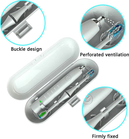 2-pack travel toothbrush case, electric toothbrush case, for Braun Oral-B electric toothbrush V1237-ZY-203-4519