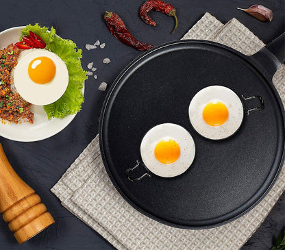 Stainless Steel Egg Ring Pancake Mold for Fried Eggs and Omelets - 4 Pieces V1237-ZY-203-4528