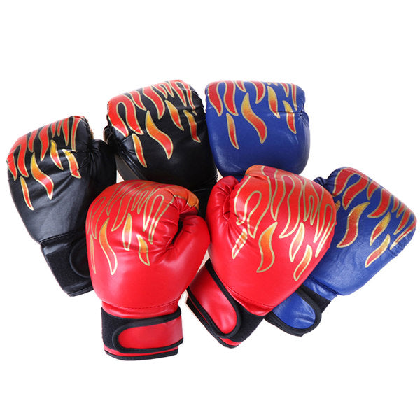 Boxing Gloves Children Junior Youth Sparring Training Kickboxing one size Red V1237-ZY-203-4590