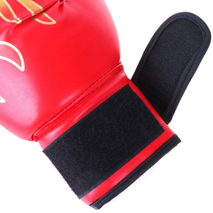 Boxing Gloves Children Junior Youth Sparring Training Kickboxing one size Red V1237-ZY-203-4590