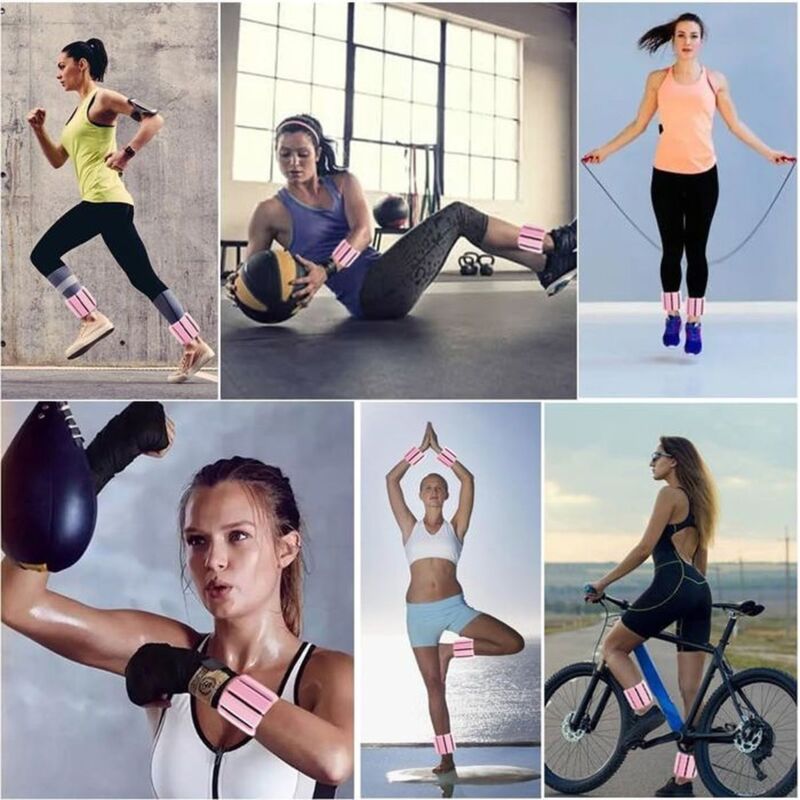PCS Ankle Weights Adjustable Wrist Weights for Training Walking Jogging Yoga Aerobics Pilates Weight Bracelet V1237-ZY-203-4640