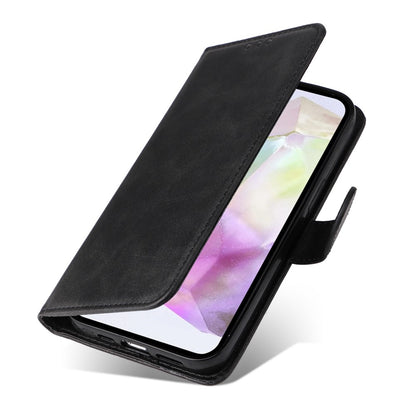 SKALO Samsung A56 5G PU Leather Wallet Case - Multiple Colors Black_max Black V1237-ZY-203-4652