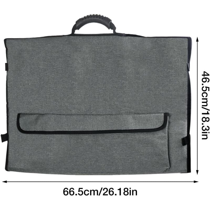 Monitor Carrying Case, Protective Storage Bag with Carrying Handle, Compatible with 24 to 27-inch Desktop V1237-ZY-203-4674