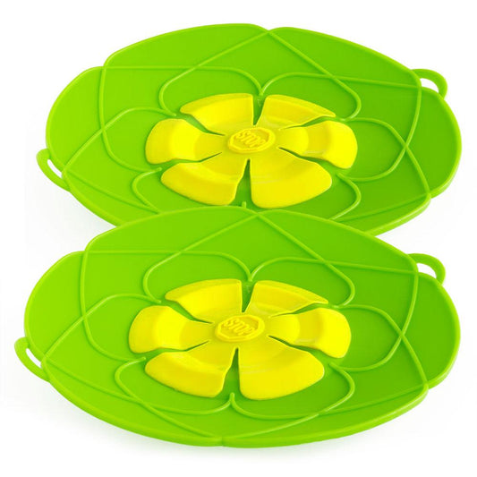 2-pack Silicone Overcooking Protection / Multi-Cover - Multiple Colors Green Green V1237-ZY-203-4716