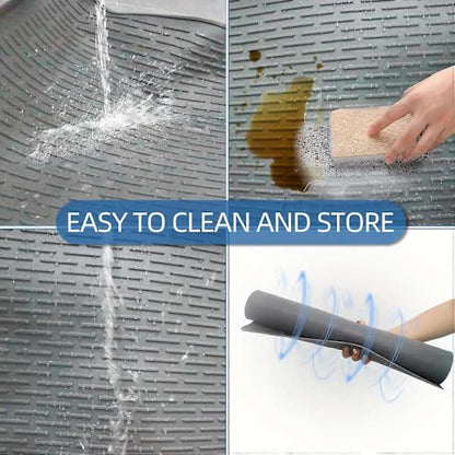 Extra Large Silicone Stove Protector Mat - Heat Resistant Protector for Electric Stove, Non-Slip Dish Mat for V1237-ZY-203-4725