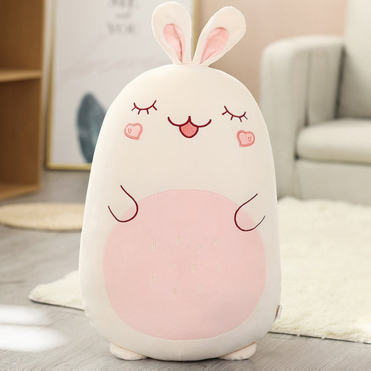 Squishmallow Pillow Doll Kawaii Animal Fat Dinosaur Pillow Plush Unicorn Rabbit 80cm-max Rabbit 80cm V1237-ZY-203-4754