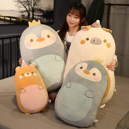 Squishmallow Pillow Doll Kawaii Animal Fat Dinosaur Pillow Plush Unicorn Rabbit 80cm-max Rabbit 80cm V1237-ZY-203-4754