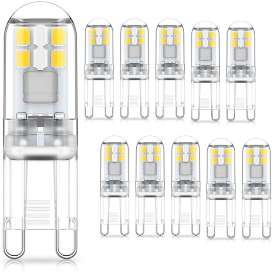 G9 LED bulbs 1.5W equivalent to 20W halogen cool white light 6000K, AC 220-240V, non-dimmable, mini bulb, V1237-ZY-203-4821