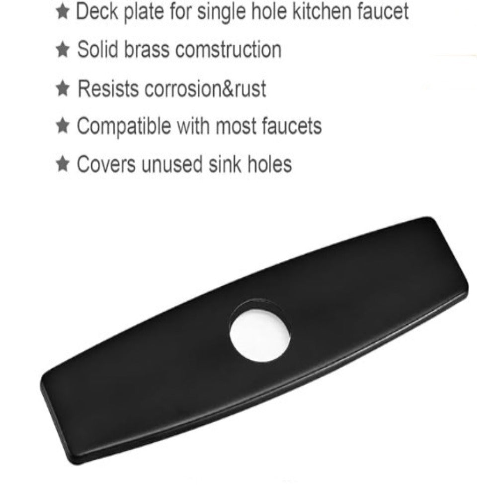 Kitchen Countertop Cover Plate, Matte Black Finish V1237-ZY-203-4825