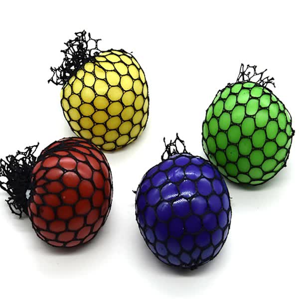 4-pack Mesh Stress Balls for Adults and Kids V1237-ZY-203-4829