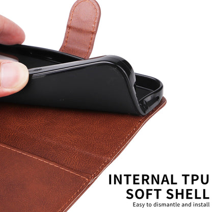 SKALO Xiaomi Redmi A5 4G PU Leather Wallet Case - More Colors_MGF Brown V1237-ZY-203-4844