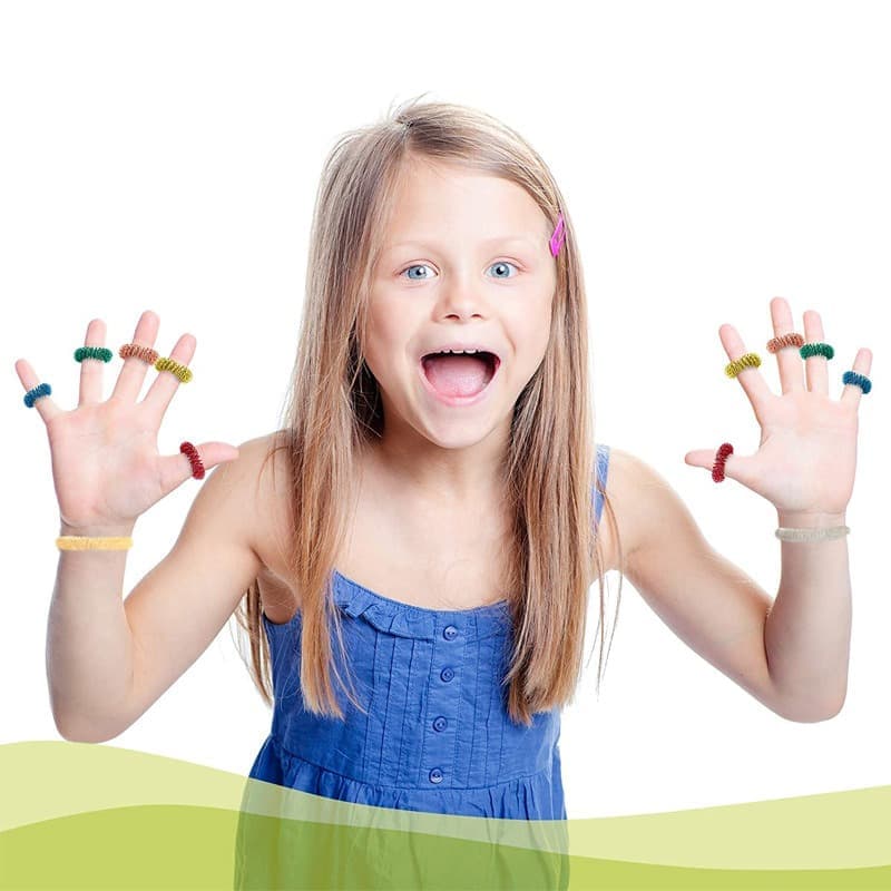 Stress Ring 14-pack - Fidget Ring & Sensory Stress Toys for Anxiety and ADHD V1237-ZY-203-4848