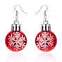 Earrings Christmas Balls Red - Christmas Red Red Red V1237-ZY-203-4859
