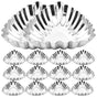 20 pcs stainless steel egg molds, decorative baking molds, muffin molds, kitchen molds V1237-ZY-203-4886