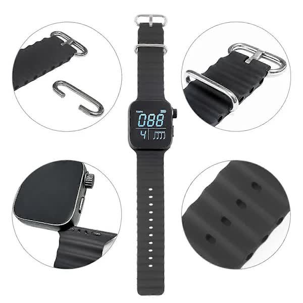 Portable Metronome Smart Metronome Adjustable Bracelet Vibrating Metronome Musical Instrument Metronome V1237-ZY-203-4887