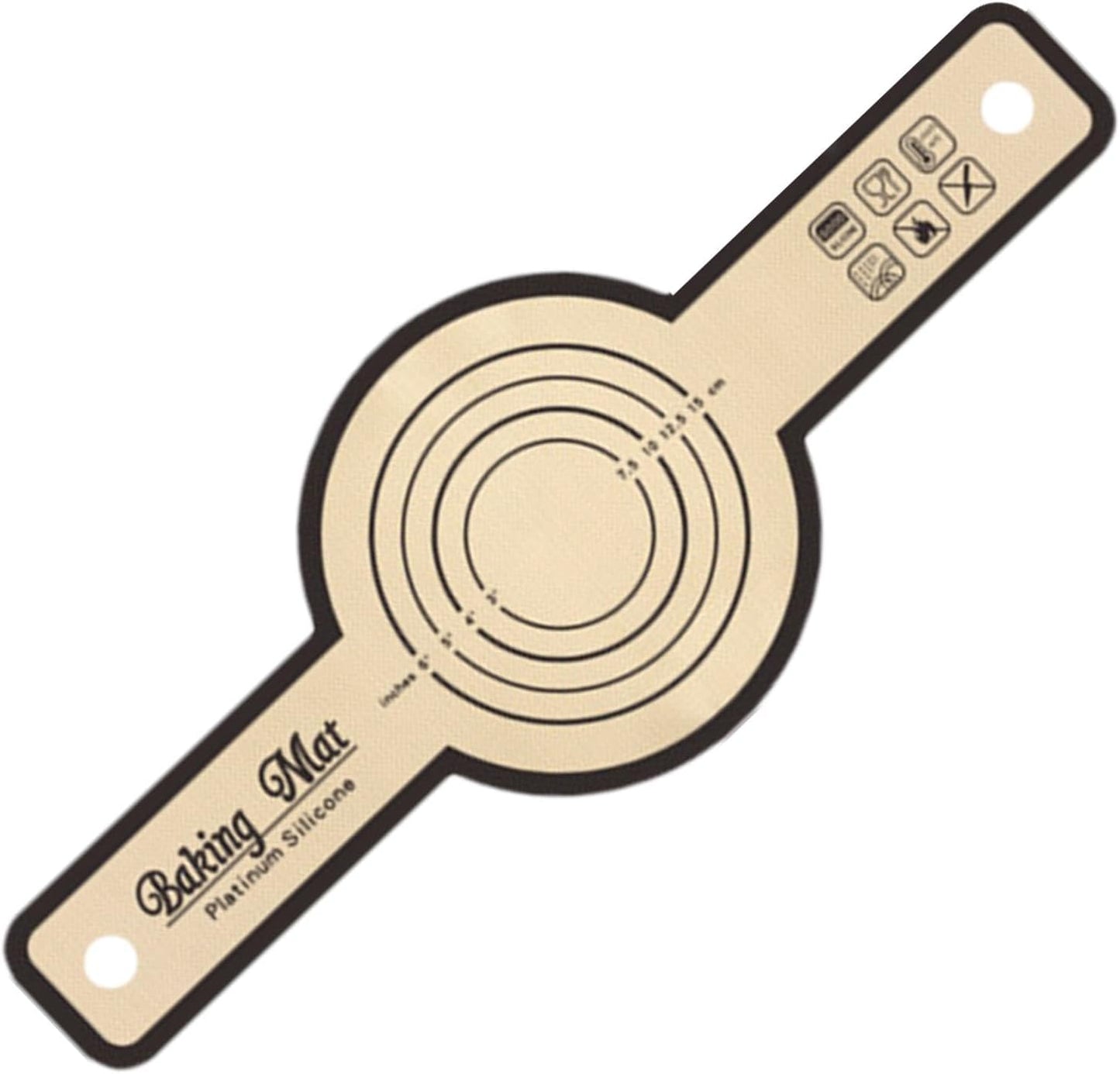 Dough Rolling Mat, Silicone Dough Mat | Foldable Silicone Bread Lifter Bread Baking Mat, Kneading Rolling Mat V1237-ZY-203-4888