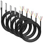 5pcs Waterproof DS18B20 Temperature Sensor, Digital Temperature Thermal Cable Temperature (-55- +125) V1237-ZY-203-4936