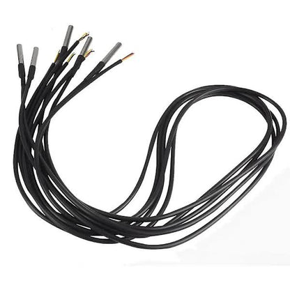 5pcs Waterproof DS18B20 Temperature Sensor, Digital Temperature Thermal Cable Temperature (-55- +125) V1237-ZY-203-4936