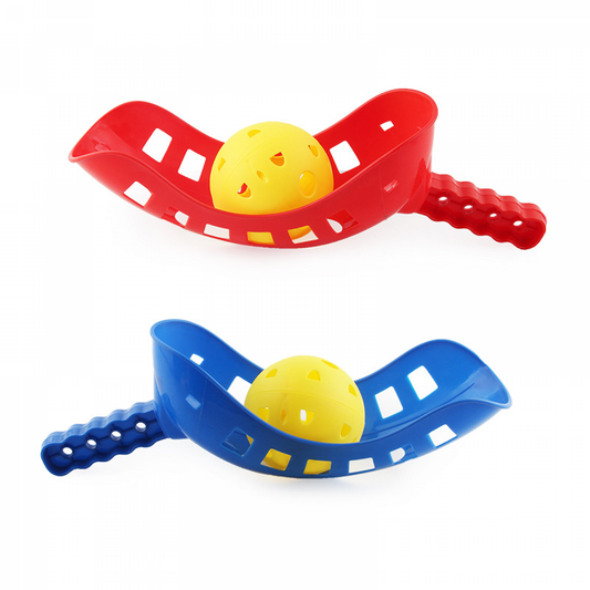 Scoop Ball Toy Set - Outdoor Toys for Kids with Thrower and Balls - Throw and Catch Ball Game, Fun Beach Toys V1237-ZY-203-4961