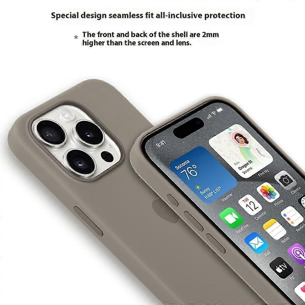 Compatible with iPhone 15 Pro Case MagSafe Liquid Silicone Back [Induction Popover] - Perfect Mint Green_MGF V1237-ZY-203-4990