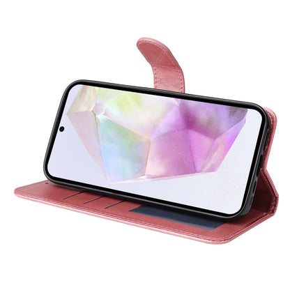 Compatible with Samsung A56 5G Compatible PU Leather Wallet Case - More Colors Pink V1237-ZY-203-5004