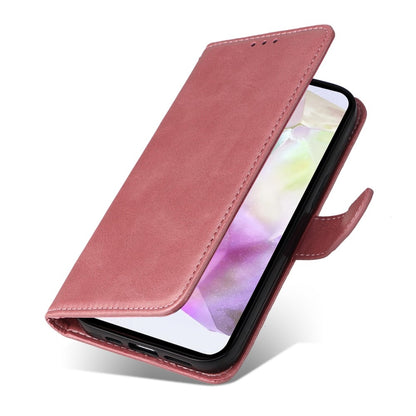 Compatible with Samsung A56 5G Compatible PU Leather Wallet Case - More Colors Pink V1237-ZY-203-5004
