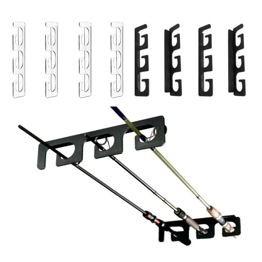 Set of fishing rod holders for garage, 6 rods - Fishing rod holders for wall and ceiling, fishing rod storage V1237-ZY-203-5015