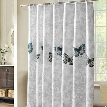 NEW Shower Curtain 220X200cm, Bathroom Curtains With Hooks Mildew Resistant V1237-ZY-203-5018
