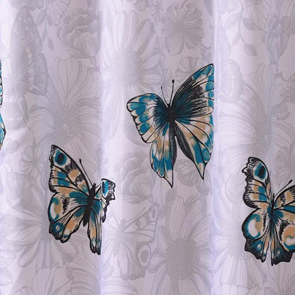 NEW Shower Curtain 220X200cm, Bathroom Curtains With Hooks Mildew Resistant V1237-ZY-203-5018